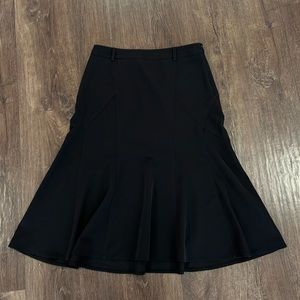 Plain black skirt